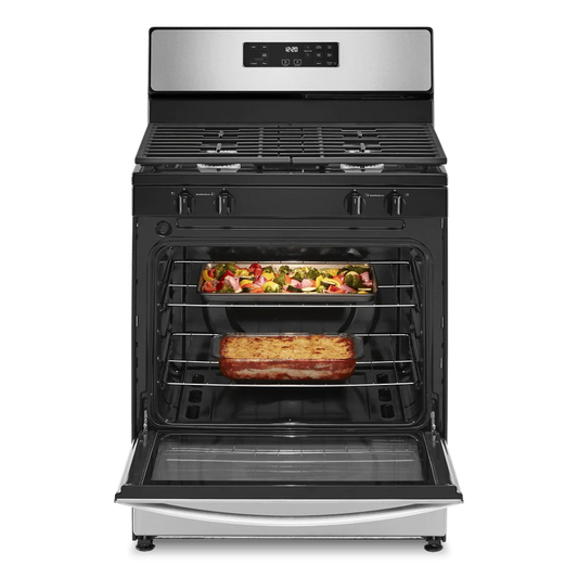 WHIRLPOOL WFG320M0MS 30" FREE STANDING GAS RANGE Stainless Steel