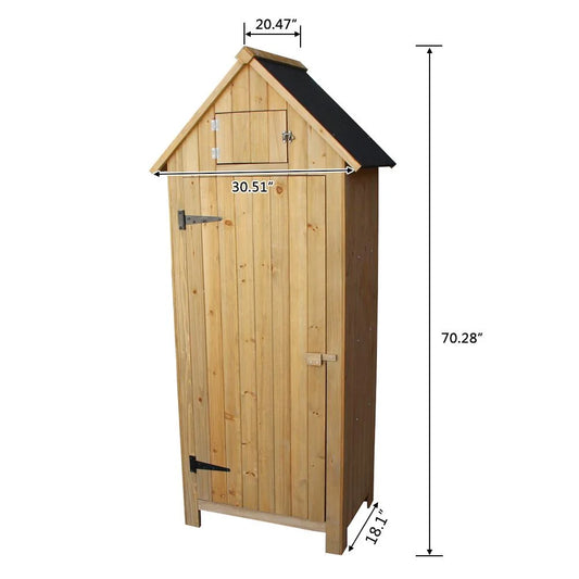 Winado 70" Wooden lockers with Firwood Single Door Durable