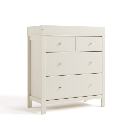 Storkcraft Horizon 3 Drawer Infant Changing Table Dresser, White