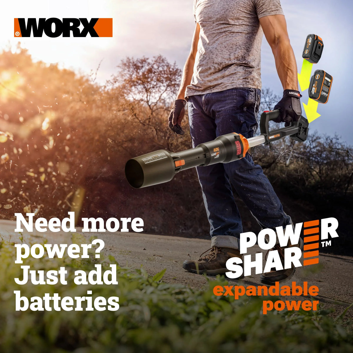 Worx WX531L 20V Power Share WORXSAW 4.5" Cordless Compact Circular Saw