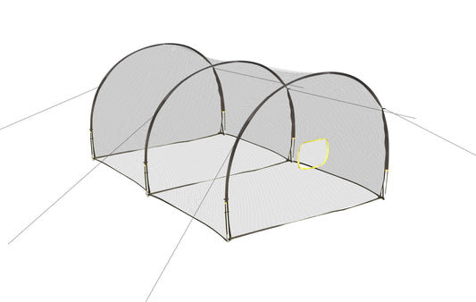 Athletic Works Pop Up Batting Cage 20FT x 13FT x 9FT