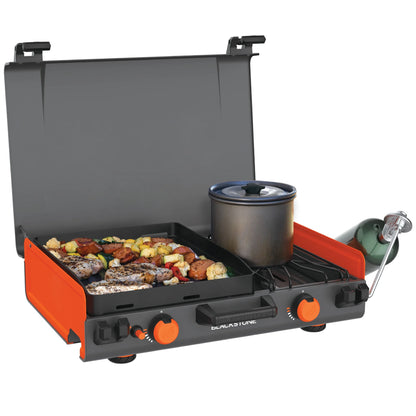 Blackstone Adventure Ready 12"x14�� Propane Camping Griddle with Side Burner