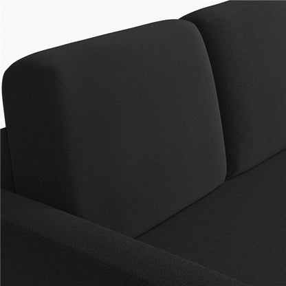 Alden Design Reversible Sectional Sofa with USB & Type-C Ports for Livingroom, Light Gray