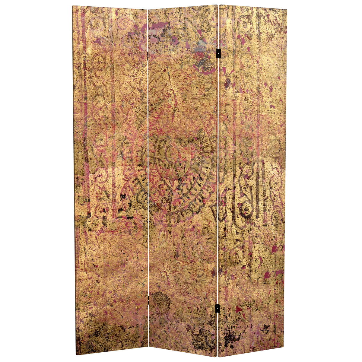 6 ft. Tall Double Sided Golden Hour Canvas Room Divider