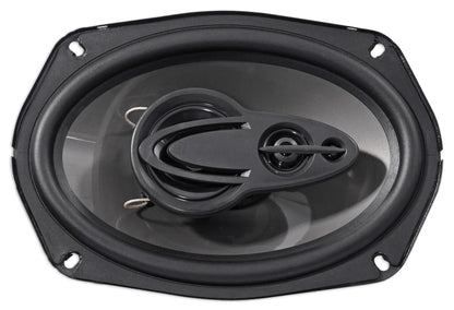 (4) Rockville RV69.4A 6x9" 1000w 4-Way Car Speakers+Quad Speaker Enclosure Box