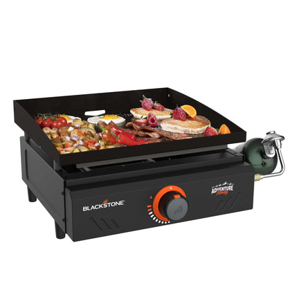 Blackstone Adventure Ready Single Burner 17�� Tabletop Griddle with Non Slip Feet