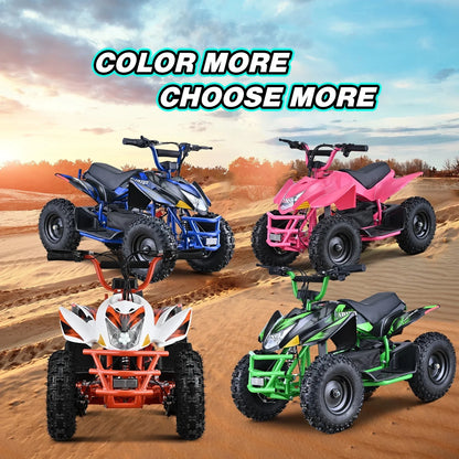 Aoemoe 500W Ride-On Racer �C 15mph Speed, 36V Battery, 45�C60 Min Play, Blue