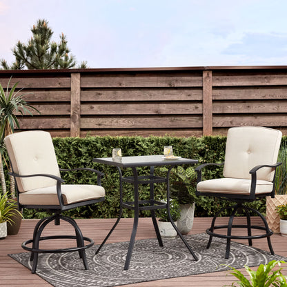 Mainstays Belden Park 3-Piece High Bistro Set - Red