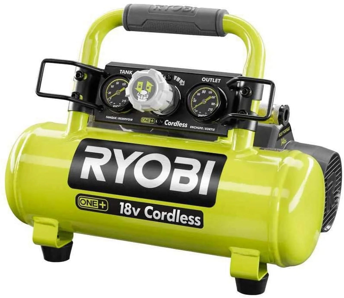 Ryobi 18-Volt ONE+ Cordless 1 Gal. Portable Air Compressor (Tool Only)