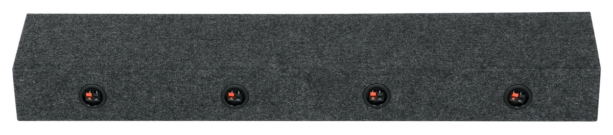 (4) Rockville RV69.4A 6x9" 1000w 4-Way Car Speakers+Quad Speaker Enclosure Box