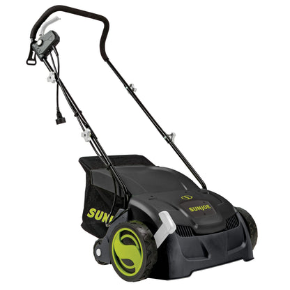Sun Joe 12 Amp Electric Dethatcher and Scarifier with 8 Gallon Bag