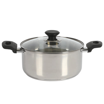 Gibson Home 71-Piece Stainless Steel Silver Cookware Combo Set