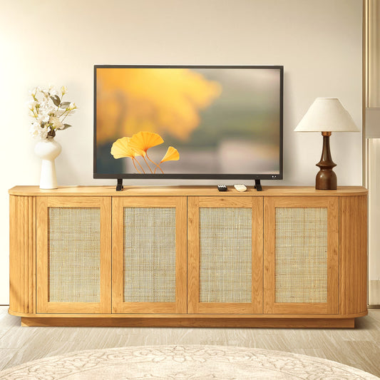 TV Stand, Modern Entertainment Center for TVs Up to 75 inch