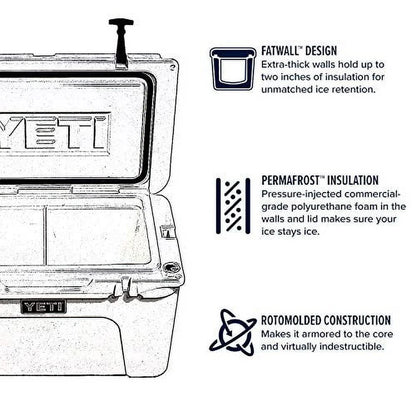 YETI Tundra 65 Cooler, Aquifer Blue
