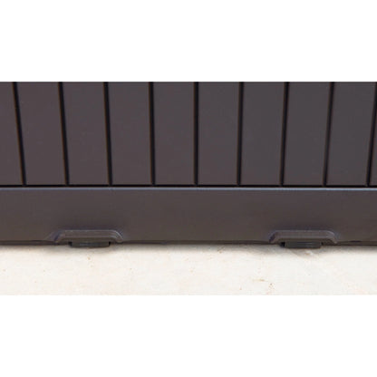 Keter Comfy Outdoor Storage 71-Gallon Resin Deck Box, Espresso Brown