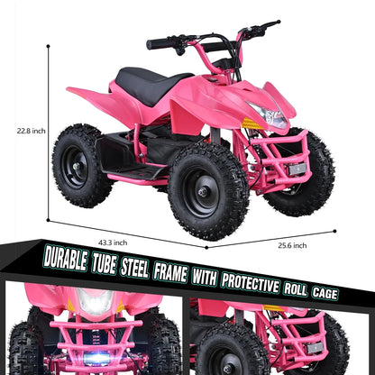 Aoemoe 500W Ride-On Racer �C 15mph Speed, 36V Battery, 45�C60 Min Play, Blue