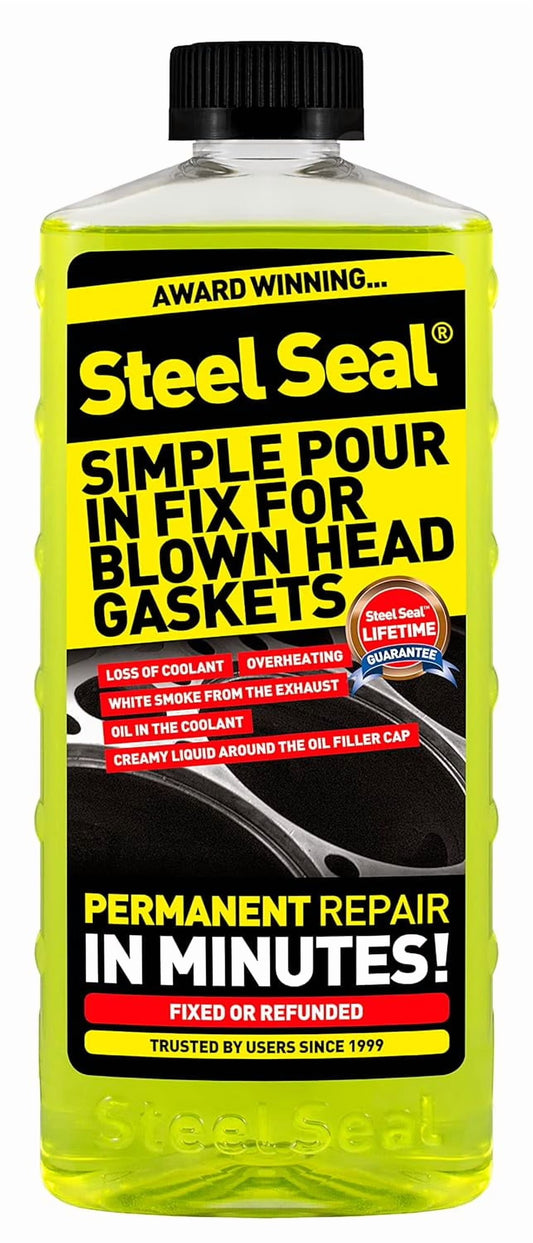 Steel Seal Blown Head Gasket Fix Repair Sealer for 4 Cylinder Engines