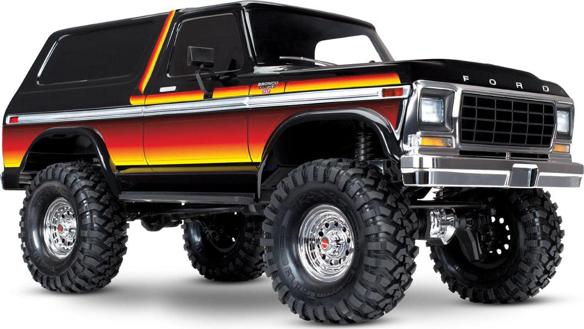 Traxxas 82046-4-SUN Bronco Ranger XLT TRX-4 1/10 Scale and Trail Crawler Truck