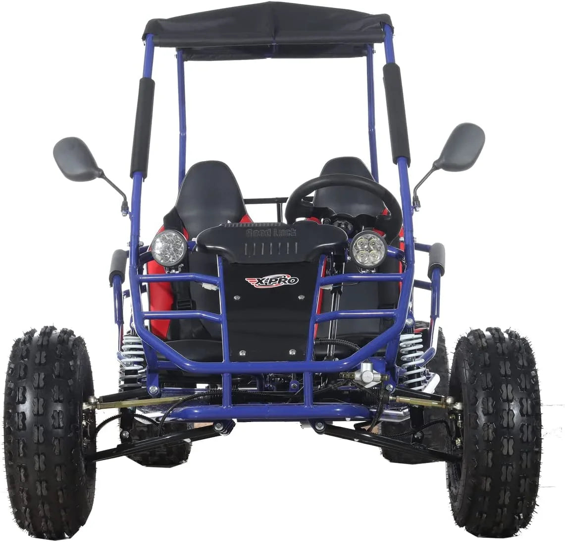 X-Pro New Rover 125cc Gas Powered Go Kart 3 Semi-Automatic Transmission w/Reverse Big 18"/19" Wheels