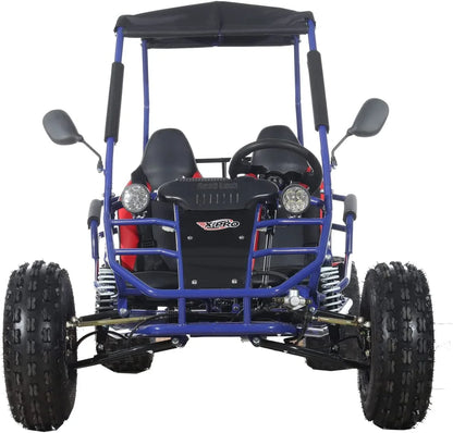 X-Pro New Rover 125cc Gas Powered Go Kart 3 Semi-Automatic Transmission w/Reverse Big 18"/19" Wheels