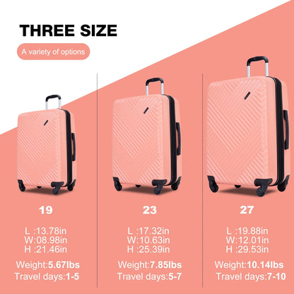 10 Piece Luggage Set Lightweight Suitcase Set with 7PCS Organizer Bags Suitcase with TSA Lock Spinner Wheels(Black)
