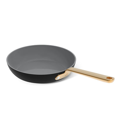 Beautiful 12pc Ceramic Non-Stick Cookware Set with Strainer Lids, White Icing by Drew Barrymore