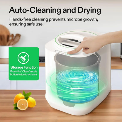 VIVOSUN 4L Electric Composter for Kitchen Indoor, Smart Compost Machine for Countertop, Odorless/Auto-Cleaning/3 Modes/Intelligent LED Display, Mill Composter Kitchen Bin Food Recycler, Black