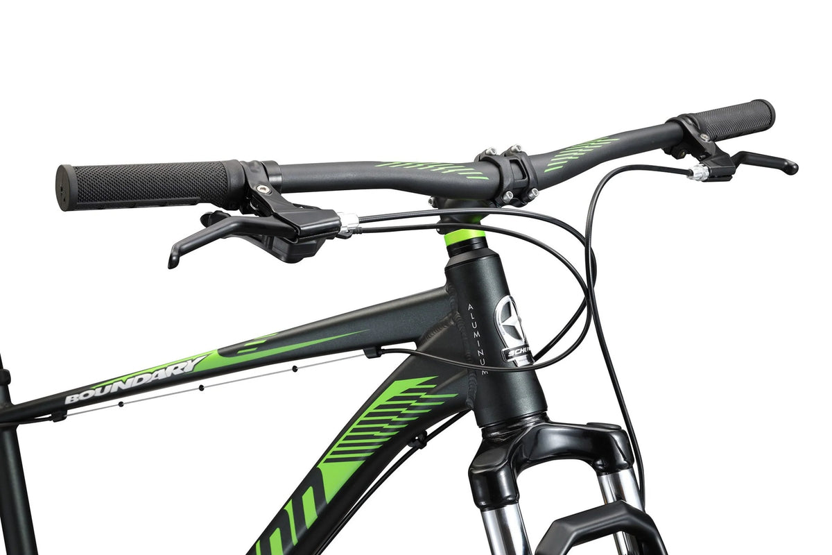 29-in. Boundary Mens Mountain Bike, Black and Green