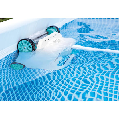 Intex 28005E	 Deluxe ZX300 Automatic Pool Cleaner, 700 GPH, Above Ground Pool Robot Vacuum, Gray