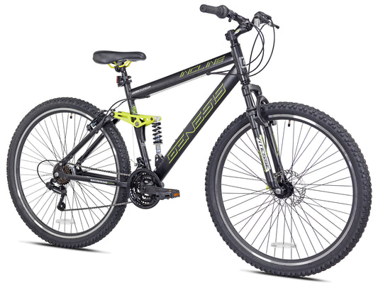 29" Incline Men's Mountain Bike, Black/Yellow