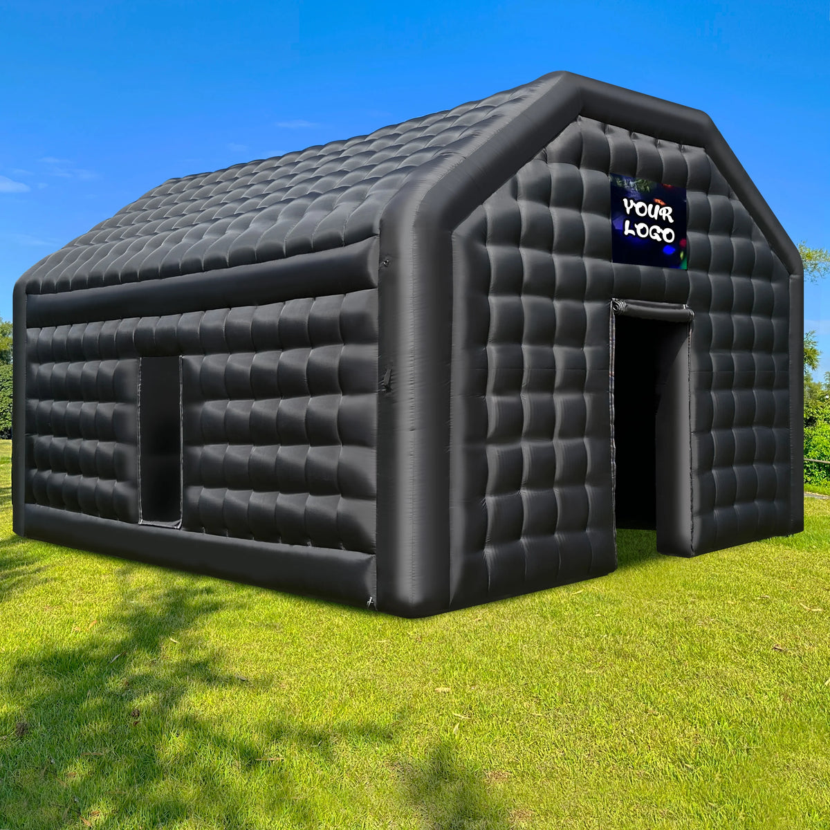WARSUN 60 Person Large inflatable Party Tent with Disco Cube