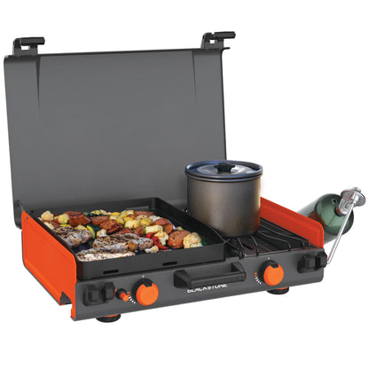 Blackstone Adventure Ready 12"x14�� Propane Camping Griddle with Side Burner