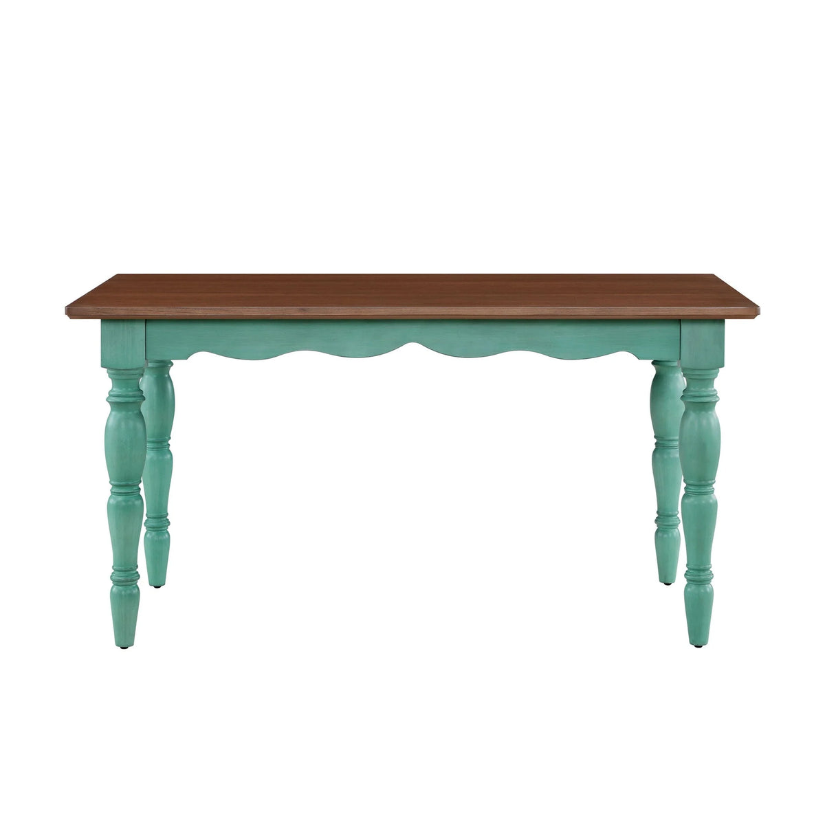 The Pioneer Woman Dining Table Made With Solid Wood Frame, Teal