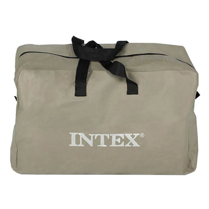 Intex 5 Person Inflatable Boat Set, Trolling Motor, & Boat Motor Mount Kit
