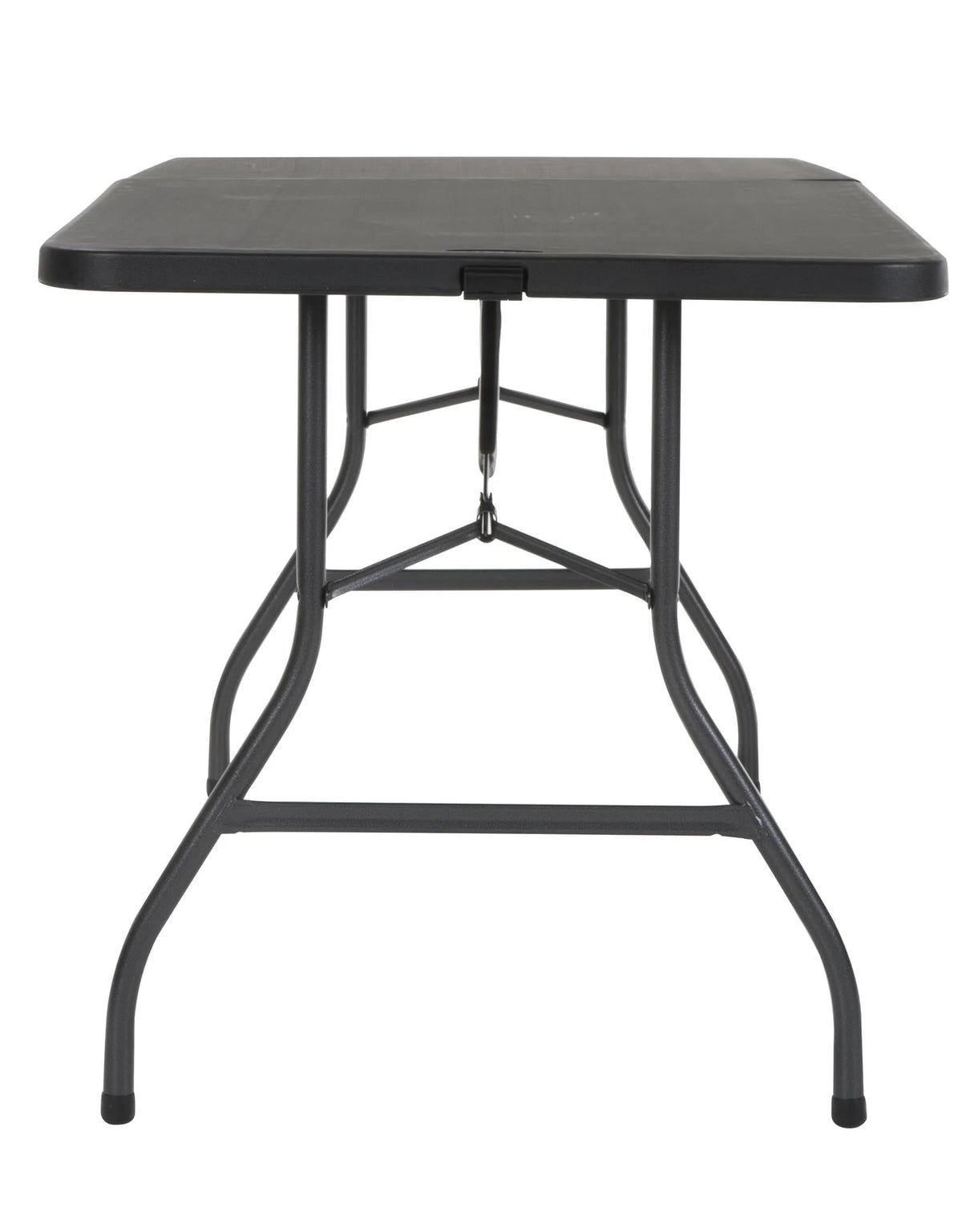 Cosco 6 Foot Centerfold Folding Table, Black