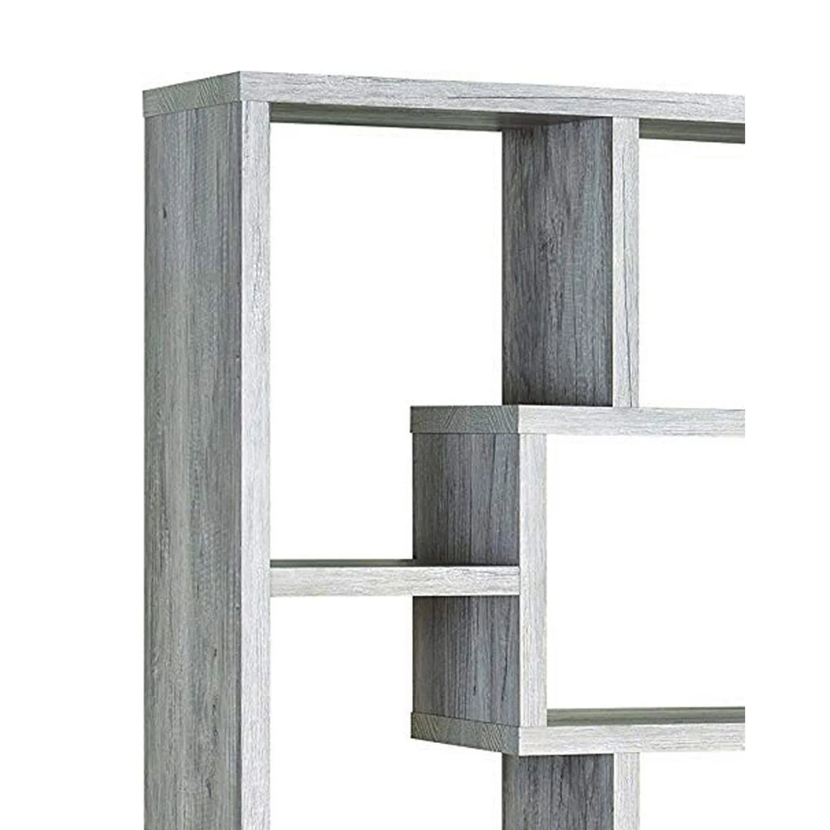 Coaster Company Interlocking 8 Shelf Wood White Bookcase for Home
