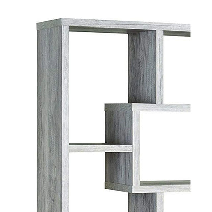 Coaster Company Interlocking 8 Shelf Wood White Bookcase for Home
