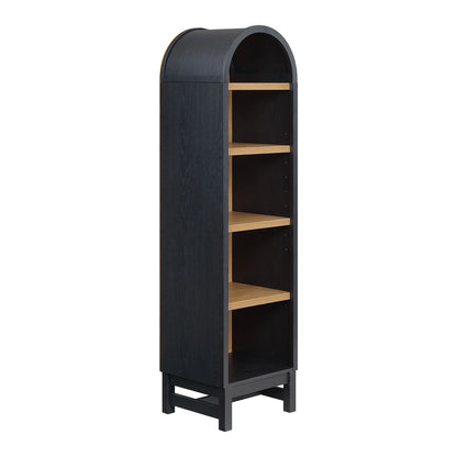 Better Homes & Gardens Juliet Narrow Arch Bookcase, Deep Green and Light Honey