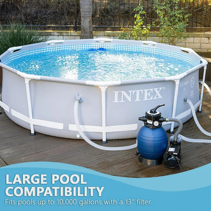 XtremepowerUS 13" Sand Filter Pump, 2400 GPH Xtreme Power Pool Pump for Above Ground Pools, .75HP