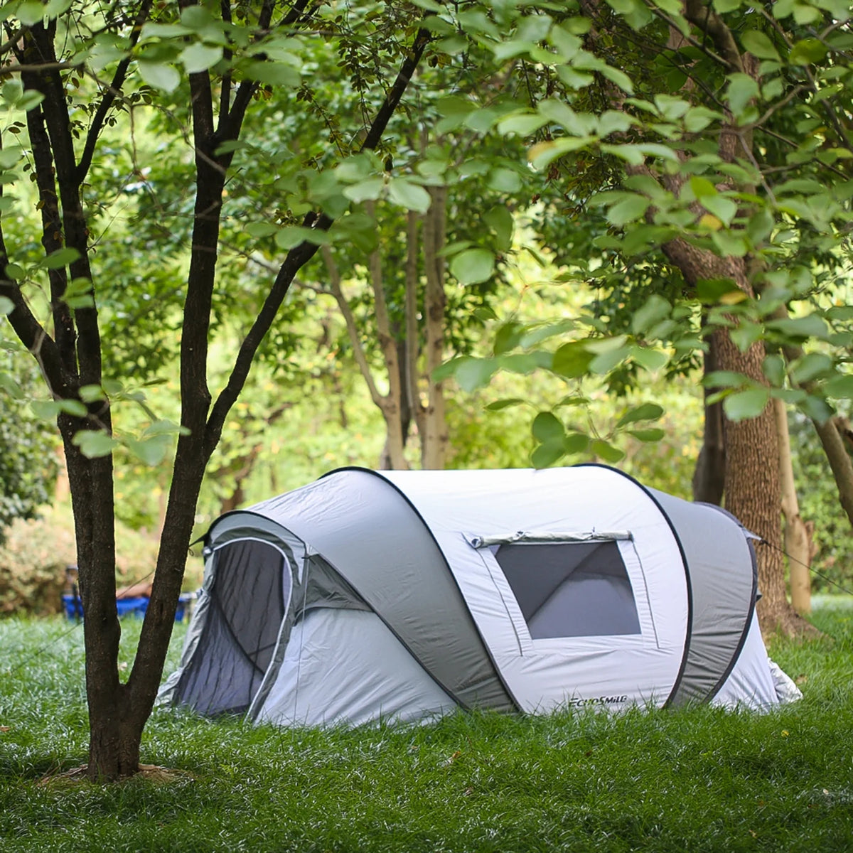 , 4-6 Persons White + Gray Pop-Up Boat Tent, , ,