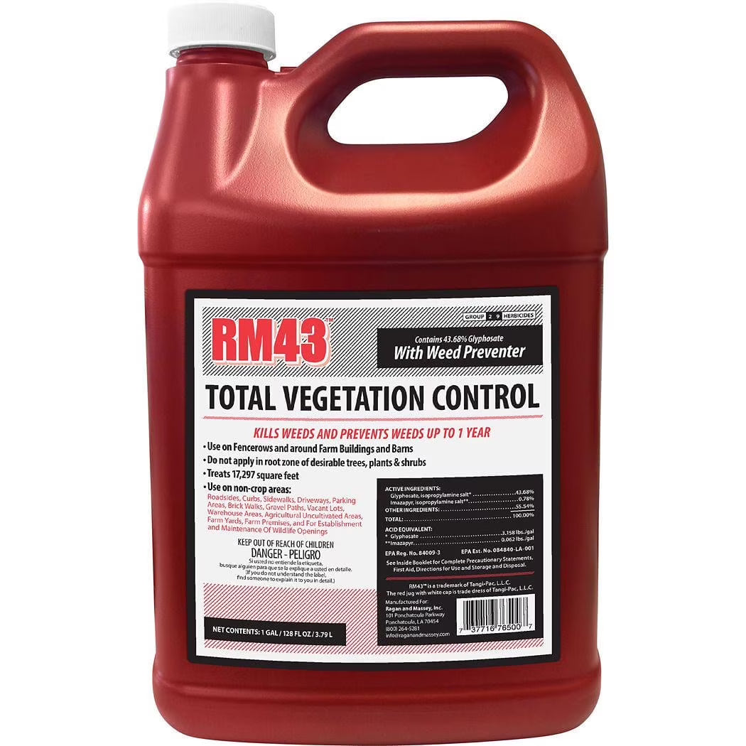 RM43 Total Vegetation Control, (128 oz) - 1 gallon