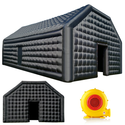WARSUN 60 Person Large inflatable Party Tent with Disco Cube