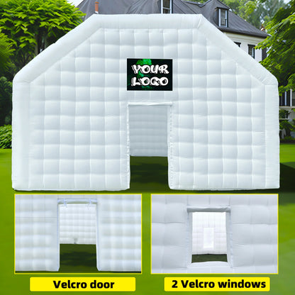 WARSUN 60 Person Large inflatable Party Tent with Disco Cube
