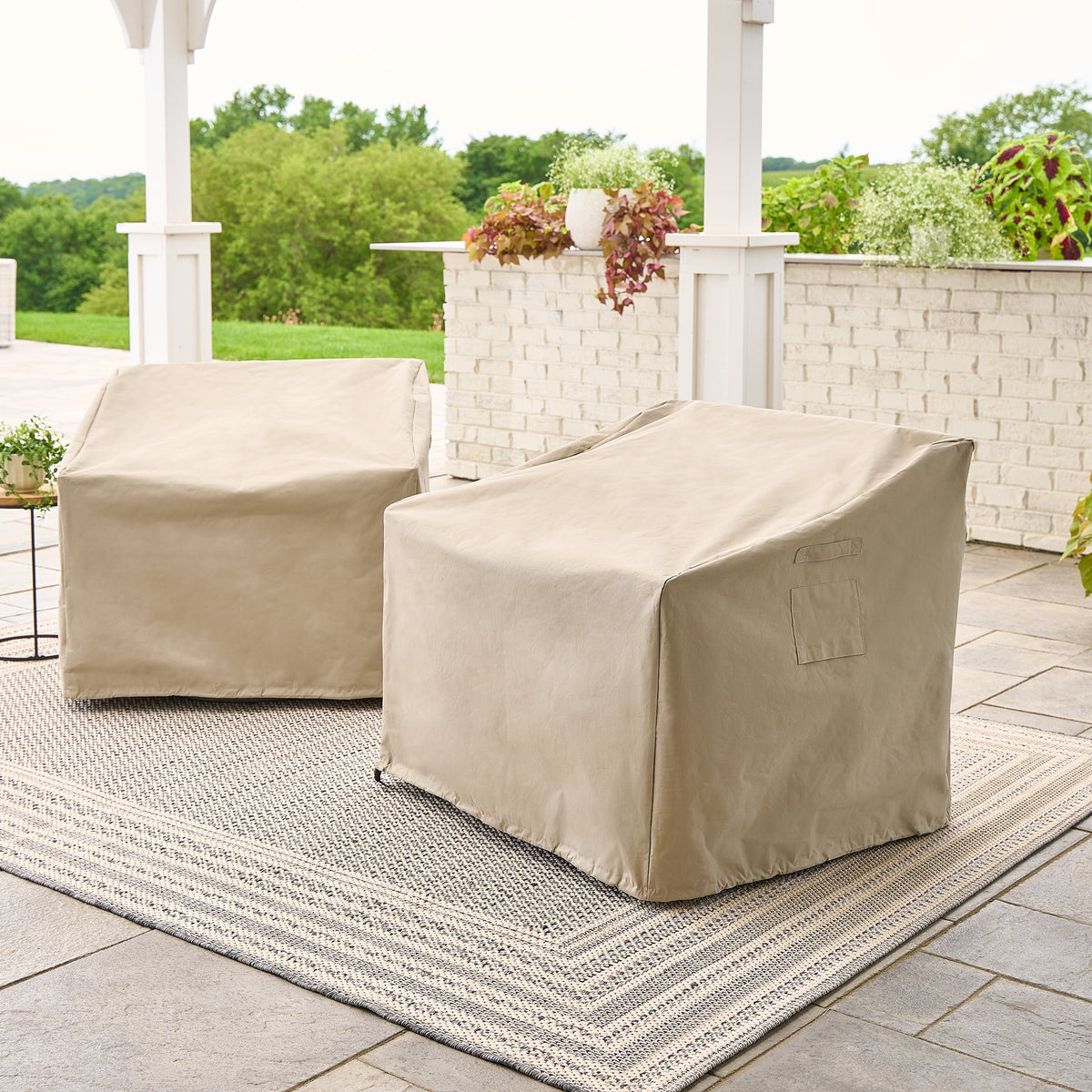 Better Homes & Gardens Rockport Club Swivel Chairs, Brown, 2 Pack