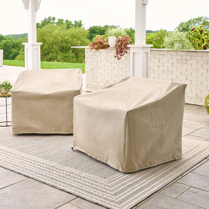 Better Homes & Gardens Rockport Club Swivel Chairs, Brown, 2 Pack