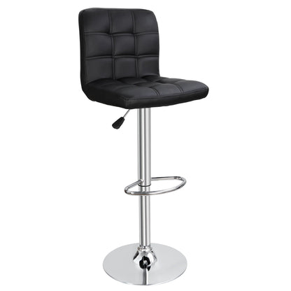 ZENY Height Adjustable Home Bar Stool Set 360-Degree Swivel, Set of 2