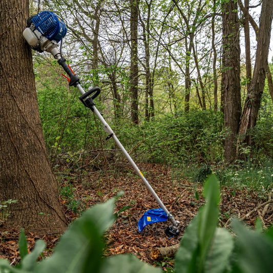 WILD BADGER POWER Weed Eater 31cc 17" Gas String Trimmer/Edger 4 Cycle with Brush Cutter
