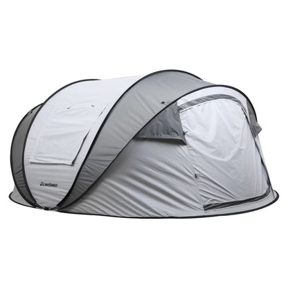 , 4-6 Persons White + Gray Pop-Up Boat Tent, , ,