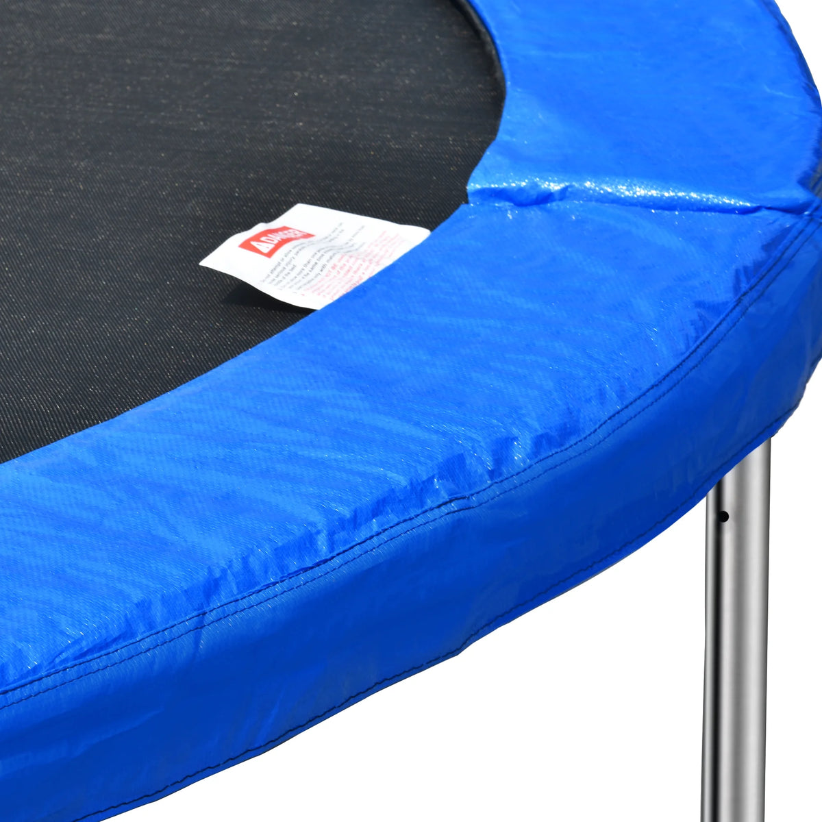 14FT Outdoor Trampoline with Safety Enclosure, Steel Tube Frame, Ladder & Secure Net - Heavy Duty, Blue