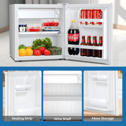 WAA 1.6 Cu.Ft Mini Fridge with Freezer